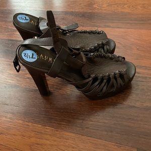Gently Used..Ralph Lauren Strappy Sandals..Great condition